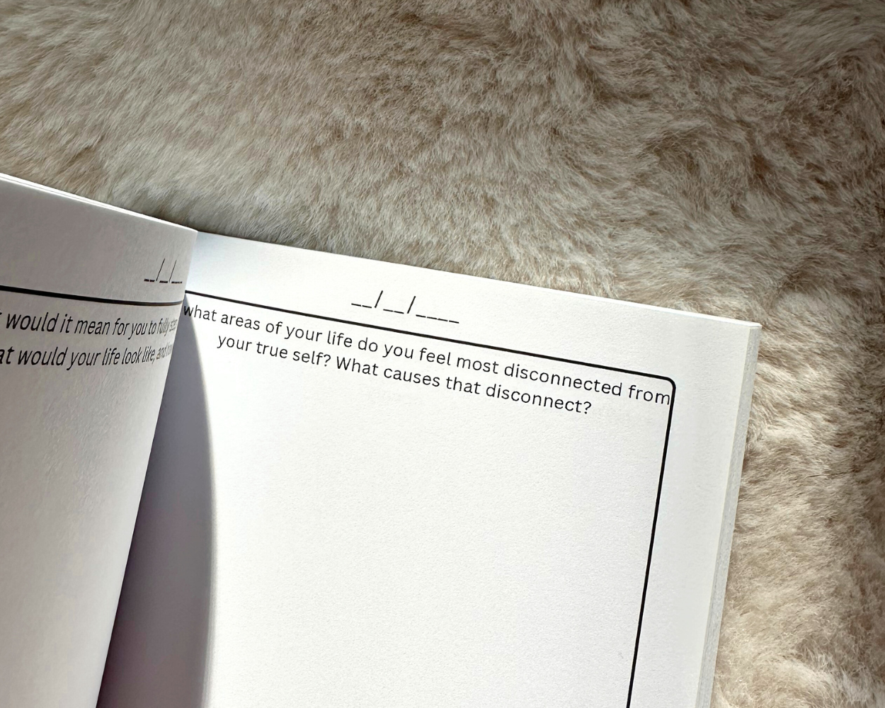 Authentic Self Guided Journal | Self Discovery Journal Prompts